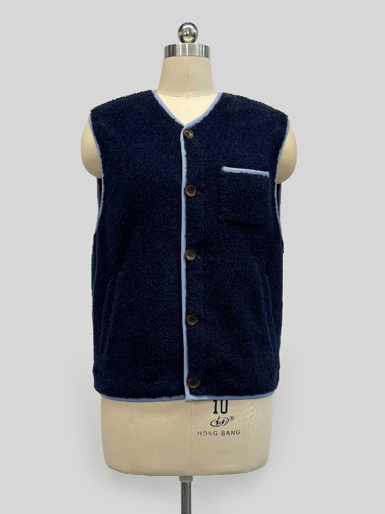 SLEEVELESS CARDIGAN